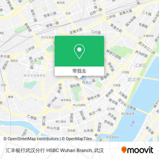 汇丰银行武汉分行 HSBC Wuhan Branch地图