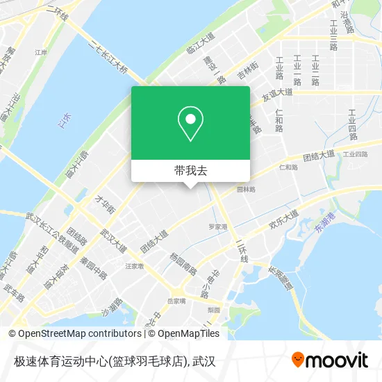 极速体育运动中心(篮球羽毛球店)地图