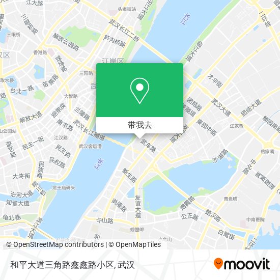 和平大道三角路鑫鑫路小区地图