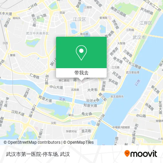 武汉市第一医院-停车场地图