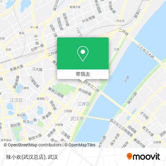 辣小欢(武汉总店)地图