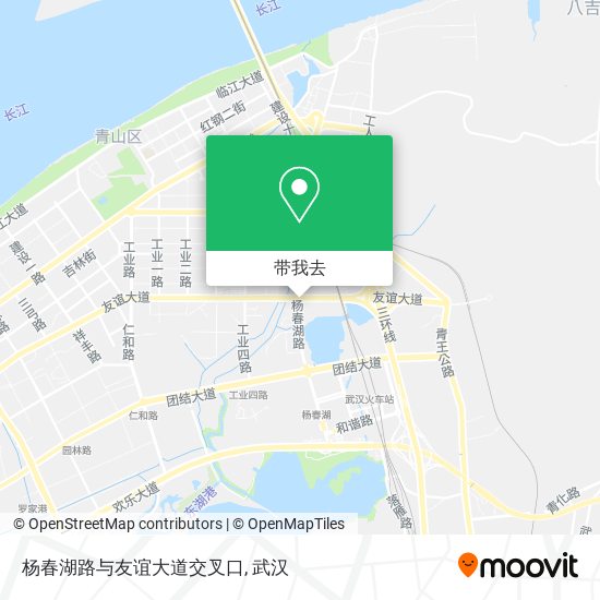 杨春湖路与友谊大道交叉口地图
