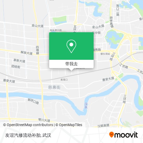 友谊汽修流动补胎地图