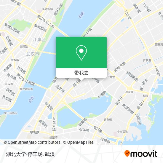 湖北大学-停车场地图