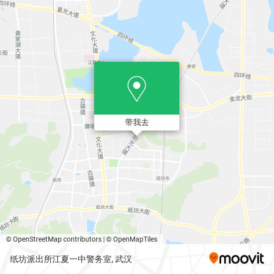 纸坊派出所江夏一中警务室地图