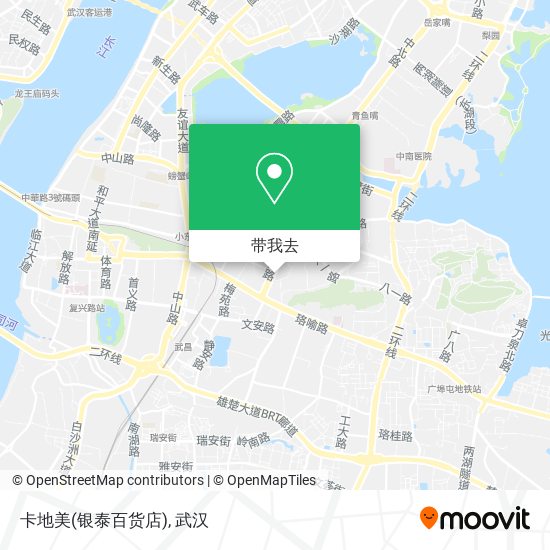 卡地美(银泰百货店)地图