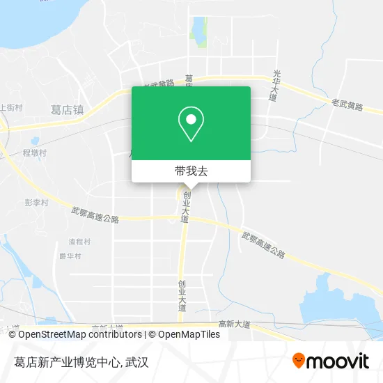 葛店新产业博览中心地图