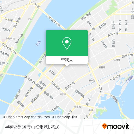 华泰证券(原青山红钢城)地图