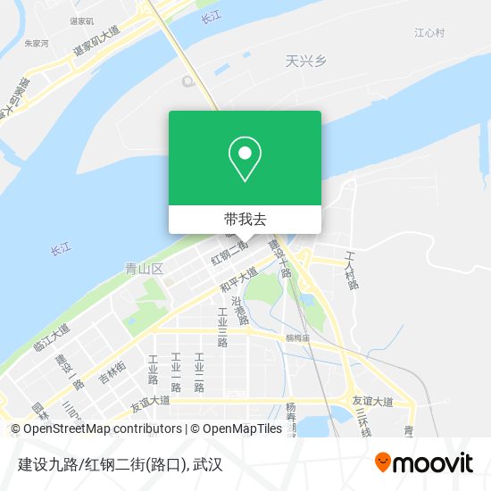 建设九路/红钢二街(路口)地图