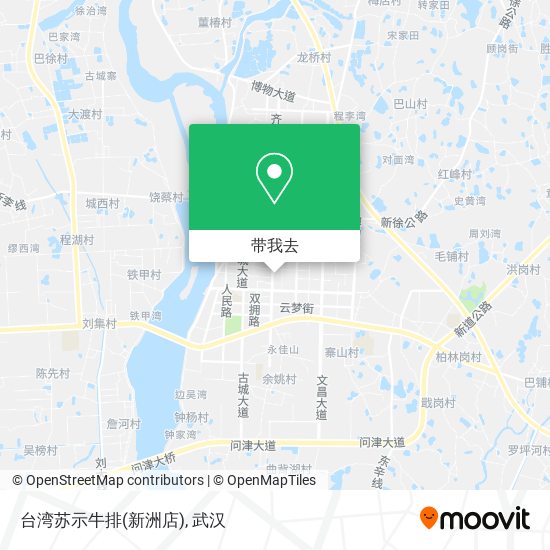 台湾苏示牛排(新洲店)地图