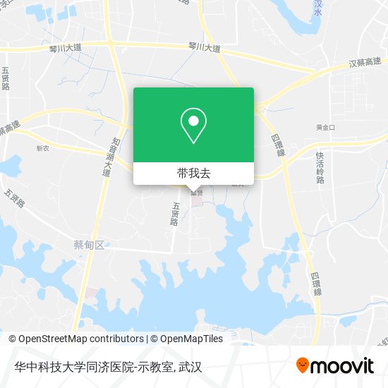 华中科技大学同济医院-示教室地图