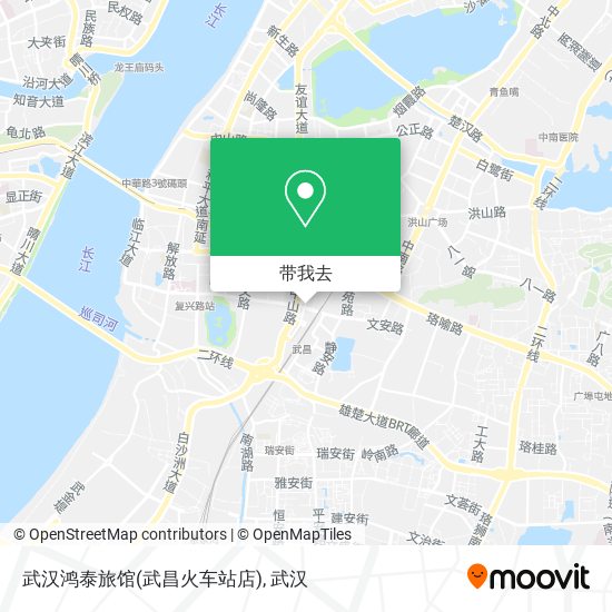 武汉鸿泰旅馆(武昌火车站店)地图