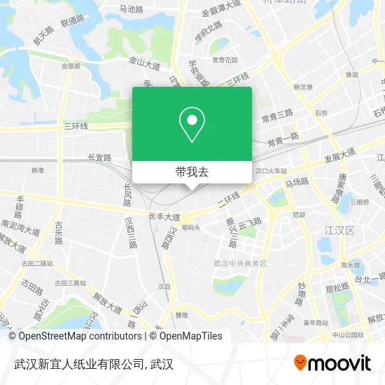武汉新宜人纸业有限公司地图