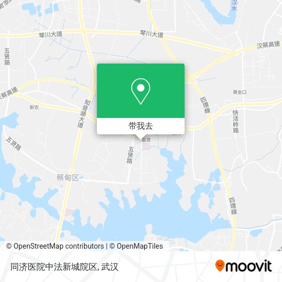 同济医院中法新城院区地图