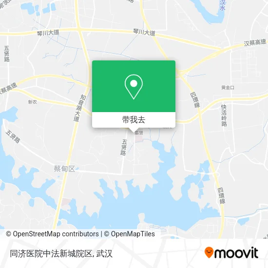 同济医院中法新城院区地图