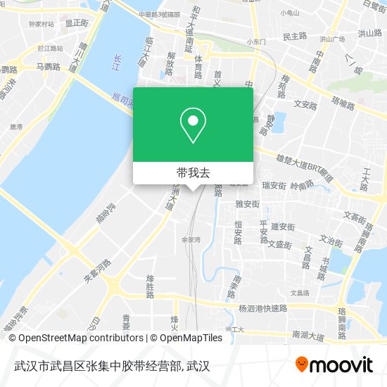 武汉市武昌区张集中胶带经营部地图
