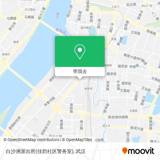 白沙洲派出所(佳韵社区警务室)地图