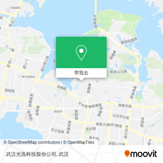 武汉光迅科技股份公司地图