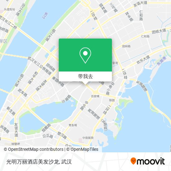 光明万丽酒店美发沙龙地图