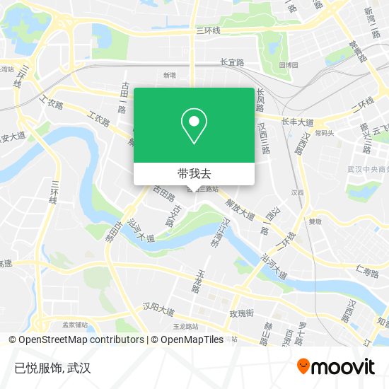 已悦服饰地图