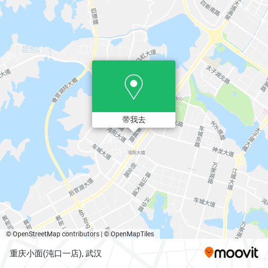 重庆小面(沌口一店)地图