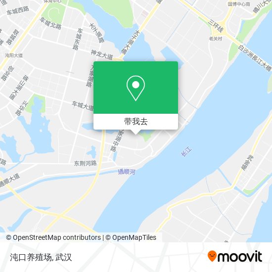 沌口养殖场地图