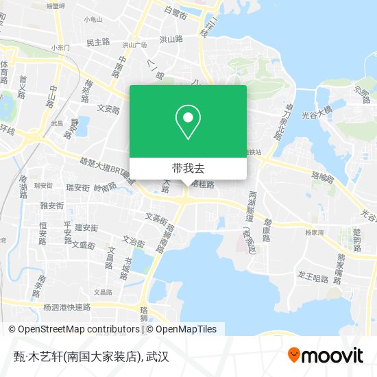 甄·木艺轩(南国大家装店)地图