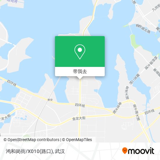 鸿和岗街/X010(路口)地图