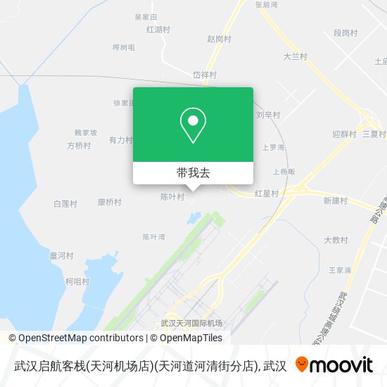 武汉启航客栈(天河机场店)(天河道河清街分店)地图