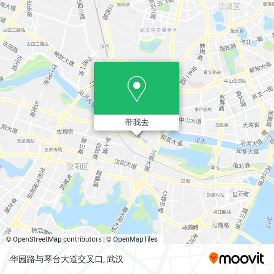 华园路与琴台大道交叉口地图