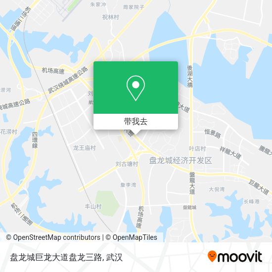 盘龙城巨龙大道盘龙三路地图