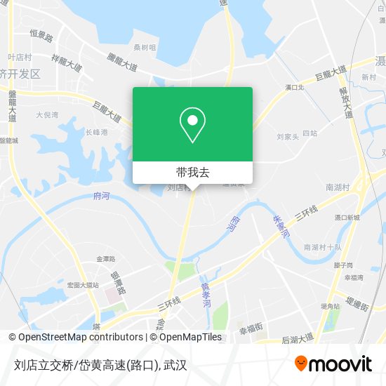 刘店立交桥/岱黄高速(路口)地图