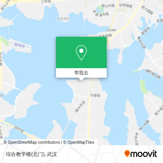 综合教学楼(北门)地图