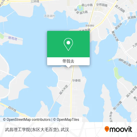 武昌理工学院(东区大毛百货)地图
