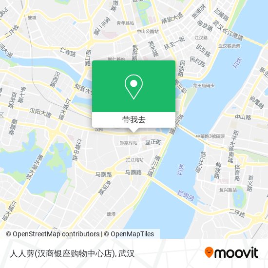 人人剪(汉商银座购物中心店)地图