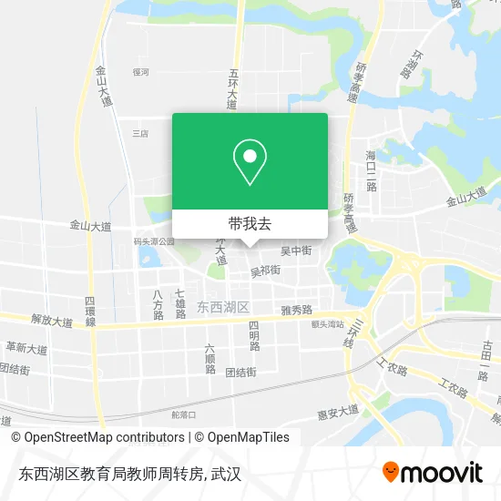 东西湖区教育局教师周转房地图