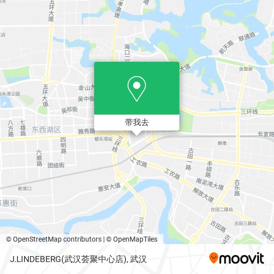 J.LINDEBERG(武汉荟聚中心店)地图