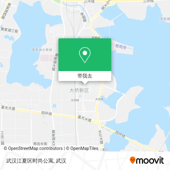 武汉江夏区时尚公寓地图