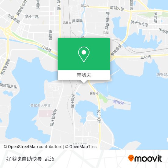 好滋味自助快餐地图