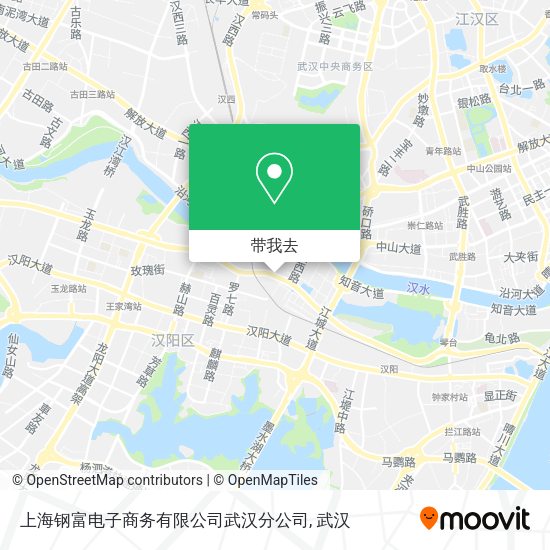 上海钢富电子商务有限公司武汉分公司地图