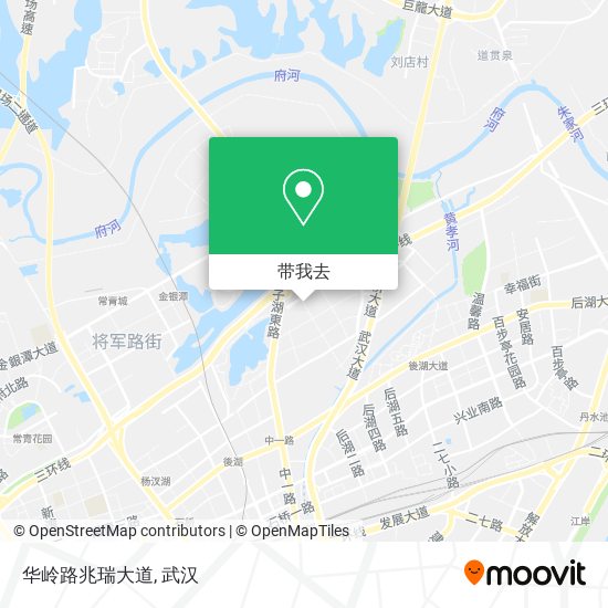 华岭路兆瑞大道地图