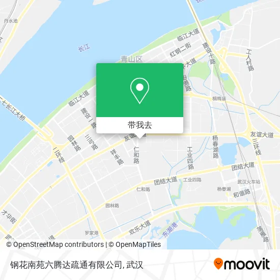钢花南苑六腾达疏通有限公司地图