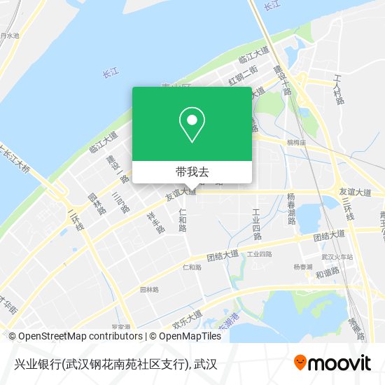 兴业银行(武汉钢花南苑社区支行)地图