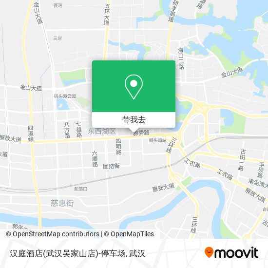 汉庭酒店(武汉吴家山店)-停车场地图