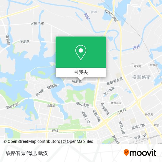 铁路客票代理地图