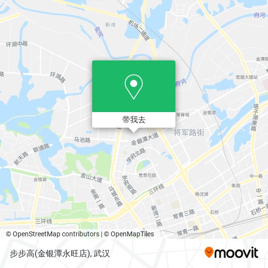 步步高(金银潭永旺店)地图