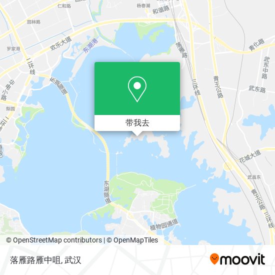 落雁路雁中咀地图