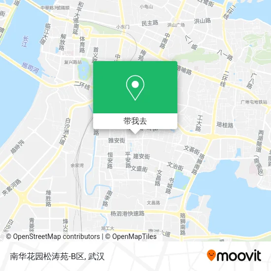 南华花园松涛苑-B区地图