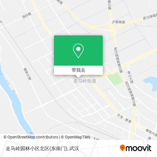 走马岭园林小区北区(东南门)地图