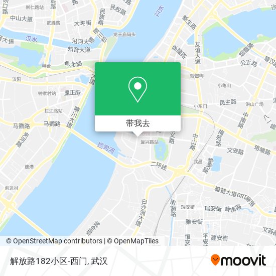 解放路182小区-西门地图